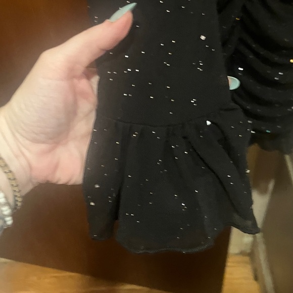 Glamorous Strapless Black Dress - Picture 3 of 9